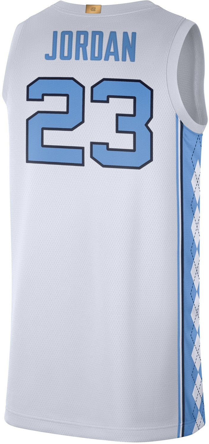 Nike North Carolina Tar Heels Men's Basketball Jersey T-Shirt Michael Jordan - LightBlue